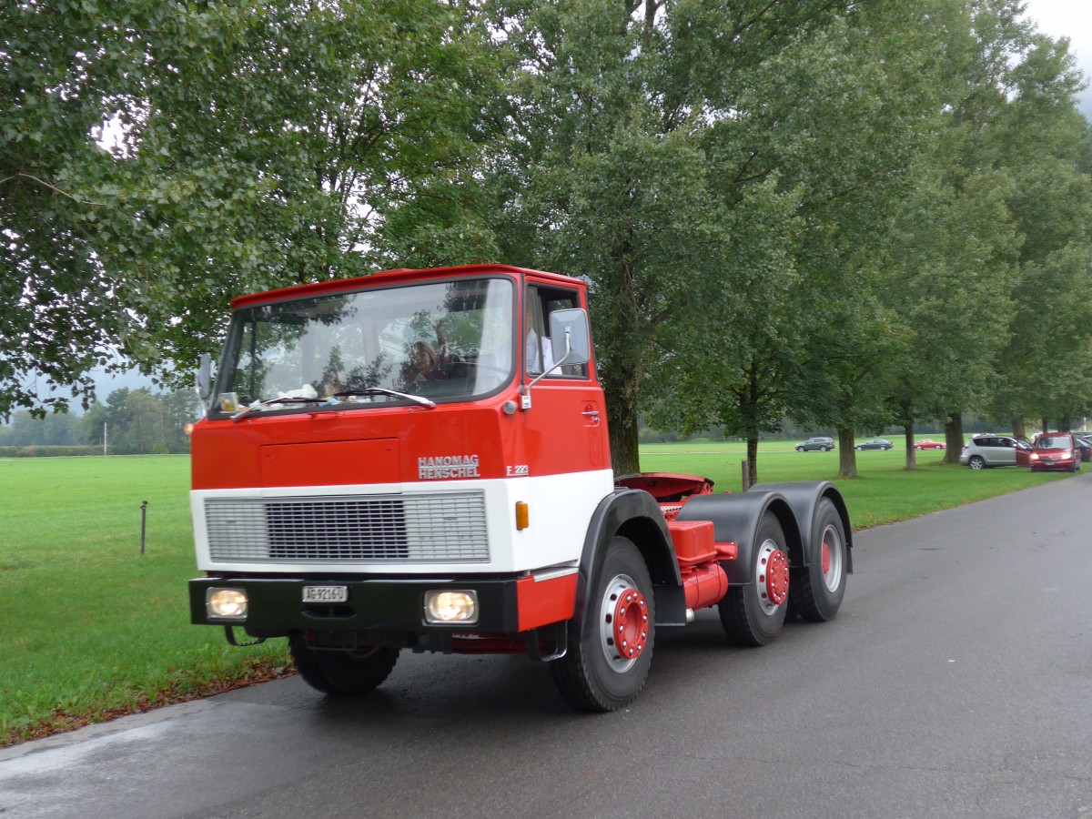 (155'061) - Hanomag-Henschel - AG 9216 U - am 13. September 2014 in Chur, Waffenplatz