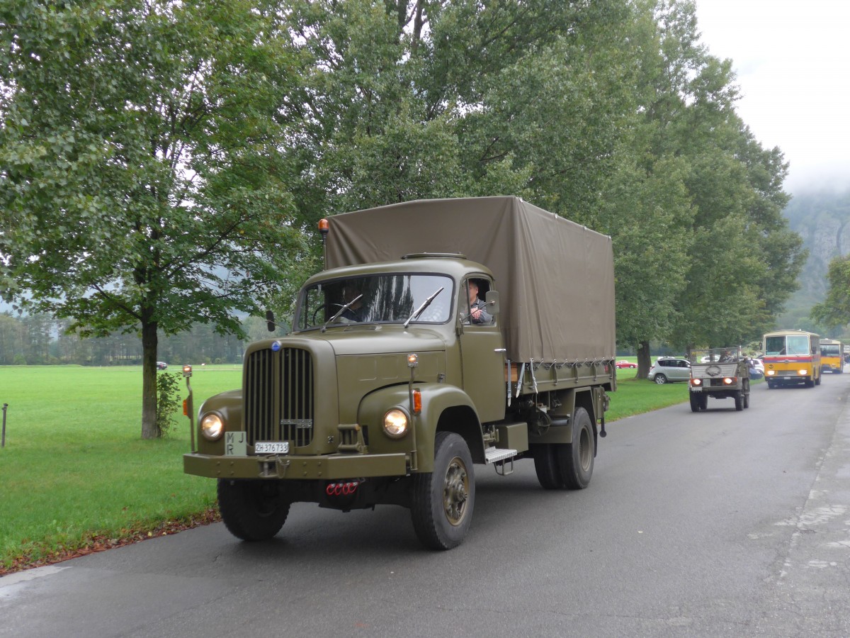 (155'099) - Saurer - ZH 376'733 - am 13. September 2014 in Chur, Waffenplatz