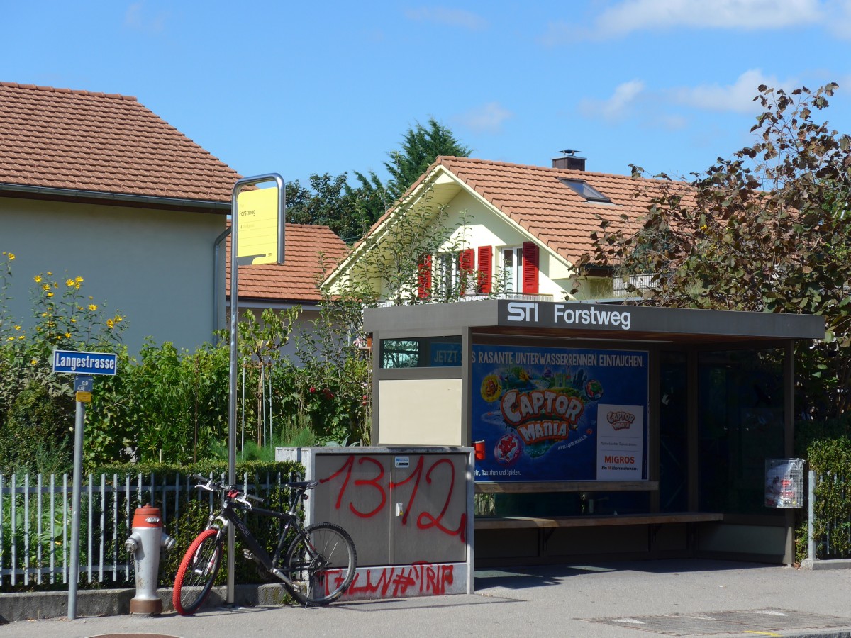 (155'268) - Haltestelle Thun Forstweg am 14. September 2014