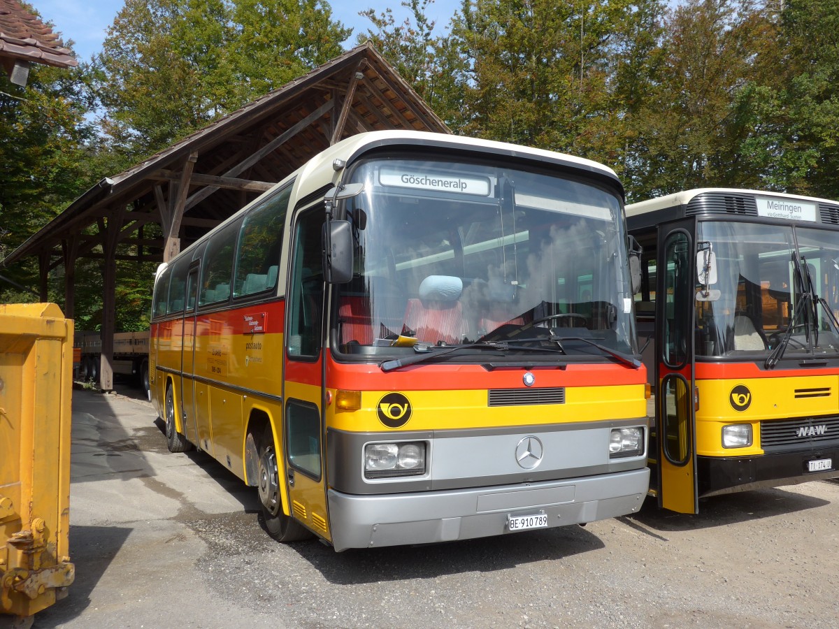 (155'494) - Buzzi, Bern - BE 910'789 - Mercedes (ex Mattli, Wassen) am 5. Oktober 2014 in Oberburg, Ziegelgut