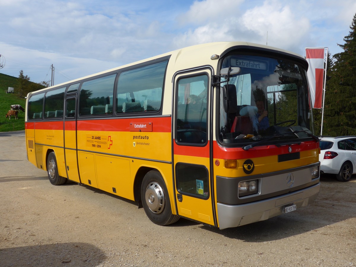 (155'541) - Buzzi, Bern - BE 910'789 - Mercedes (ex Mattli, Wassen) am 5. Oktober 2014 in Kaltacker, Lueg