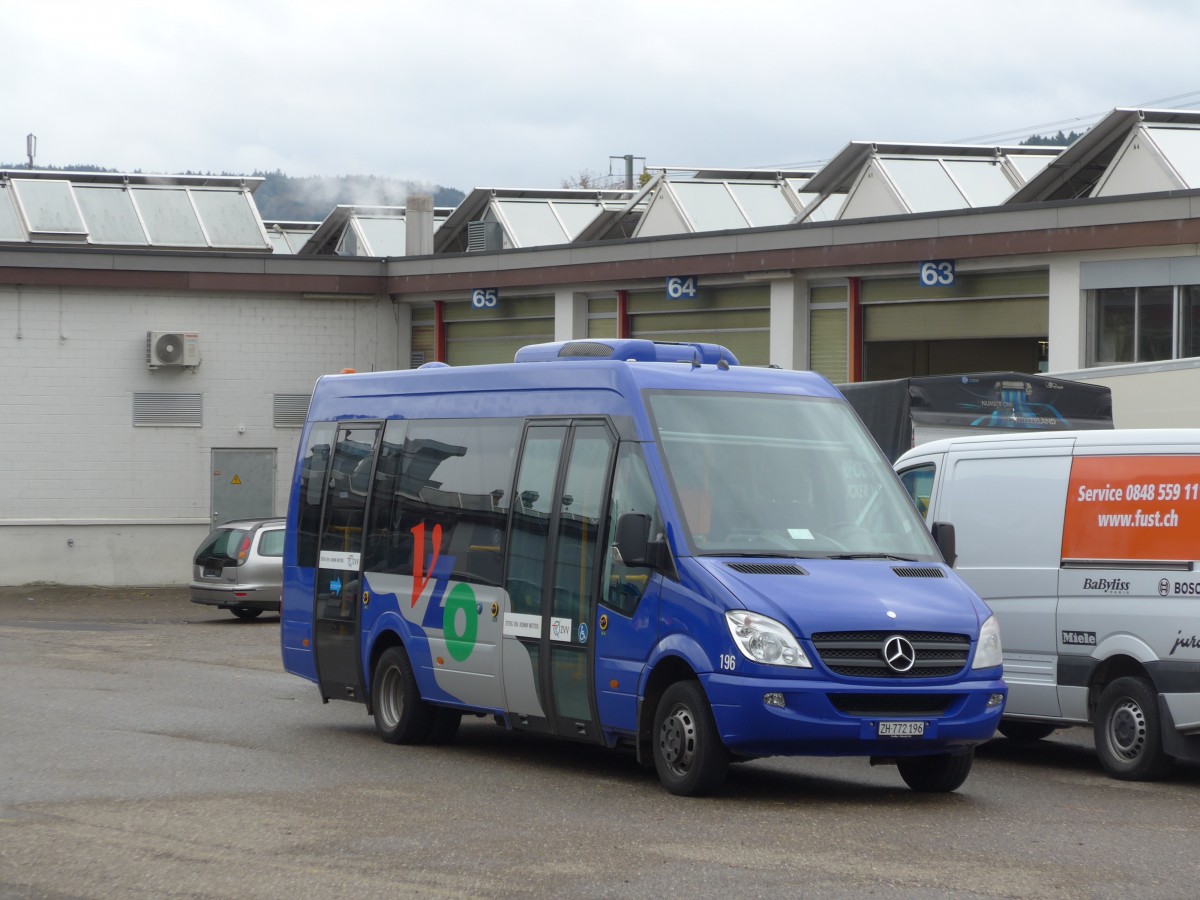 (155'907) - VZO Grningen - Nr. 196/ZH 772'196 - Mercedes am 22. Oktober 2014 in Wil, Larag