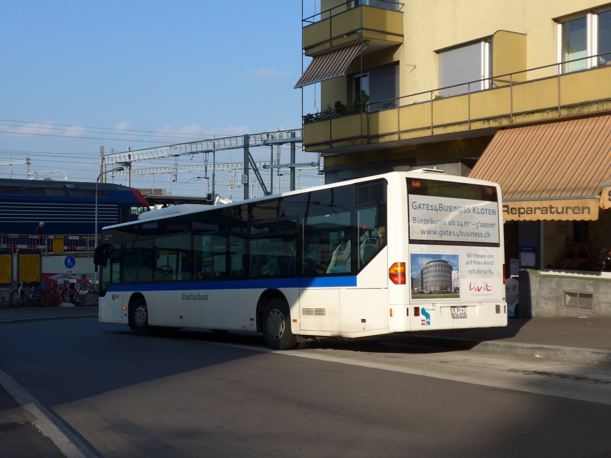 (156'294) - Welti-Furrer, Zrich - Nr. 61/ZH 634'610 - Mercedes (ex Frhlich, Zrich Nr. 610) am 28. Oktober 2014 beim Bahnhof Zrich-Oerlikon