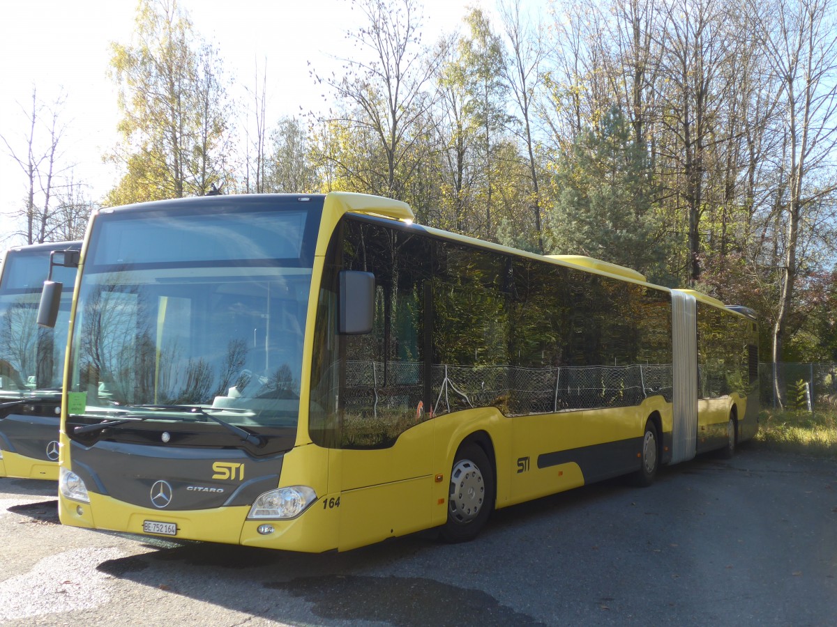 (156'392) - STI Thun - Nr. 164/BE 752'164 - Mercedes am 1. November 2014 in Thun, Waffenplatz