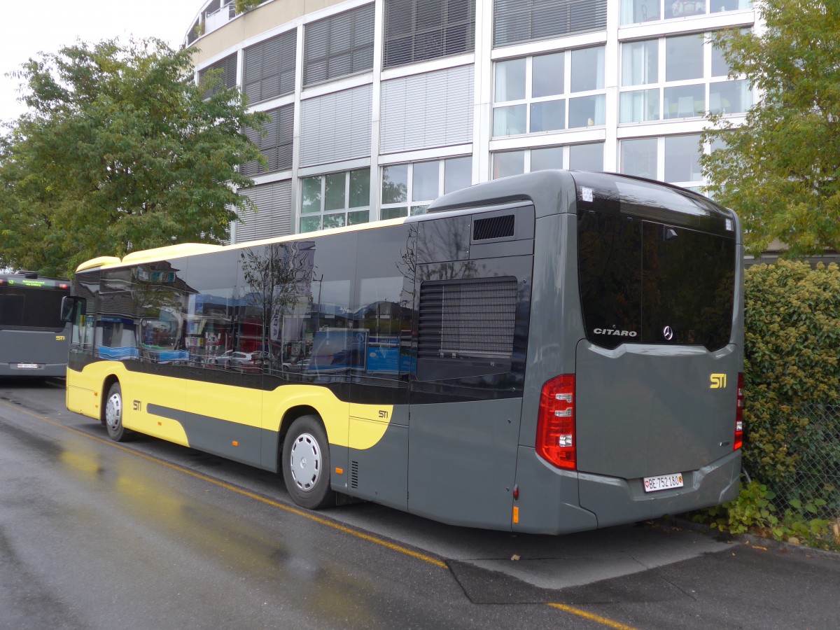 (156'488) - STI Thun - Nr. 180/BE 752'180 - Mercedes am 10. November 2014 bei der Schifflndte Thun