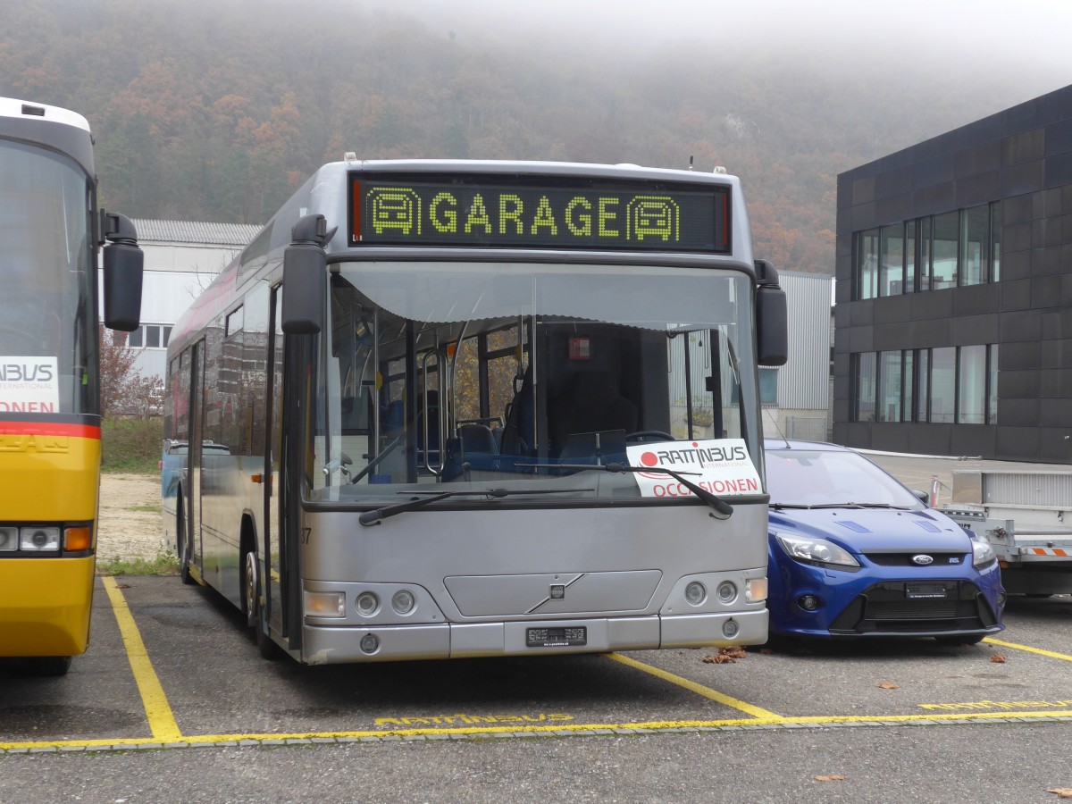 (157'488) - SAPJV, L'Isle - Nr. 37 - Volvo am 23. November 2014 in Biel, Rattinbus