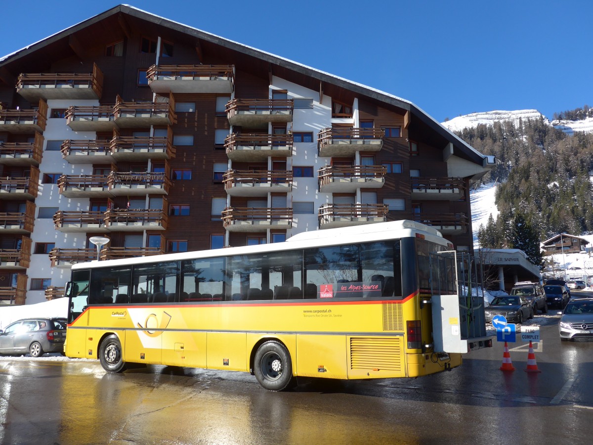 (158'071) - TRD, Savise - VS 3682 - Setra (ex Dubuis, Savise) am 1. Januar 2015 in Anzre, Tlcabine