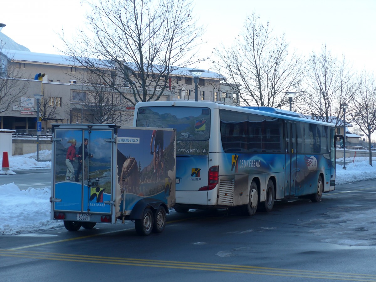 (158'095) - LLB Susten - Nr. 1/VS 38'001 - Setra am 1. Januar 2015 in Leuk, Garage