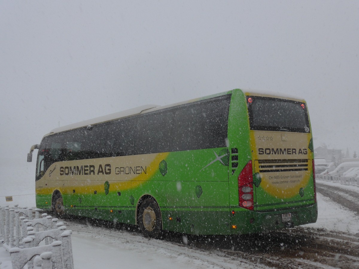 (158'261) - Sommer, Grnen - BE 470'018 - Volvo am 11. Januar 2015 in Adelboden, Weltcup