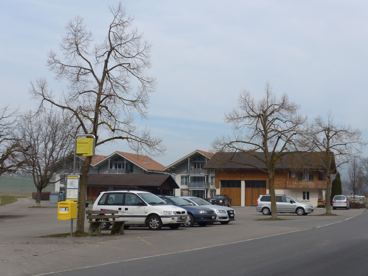 (159'183) - STI-Haltestelle - Reutigen, Viehschauplatz - am 16. M�rz 2015