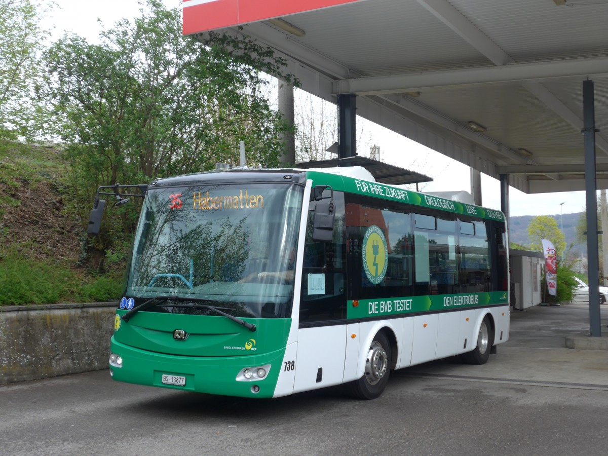 (159'867) - BVB Basel - Nr. 738/BS 13'877 - SOR am 11. April 2015 in Basel, Garage Rankstrasse