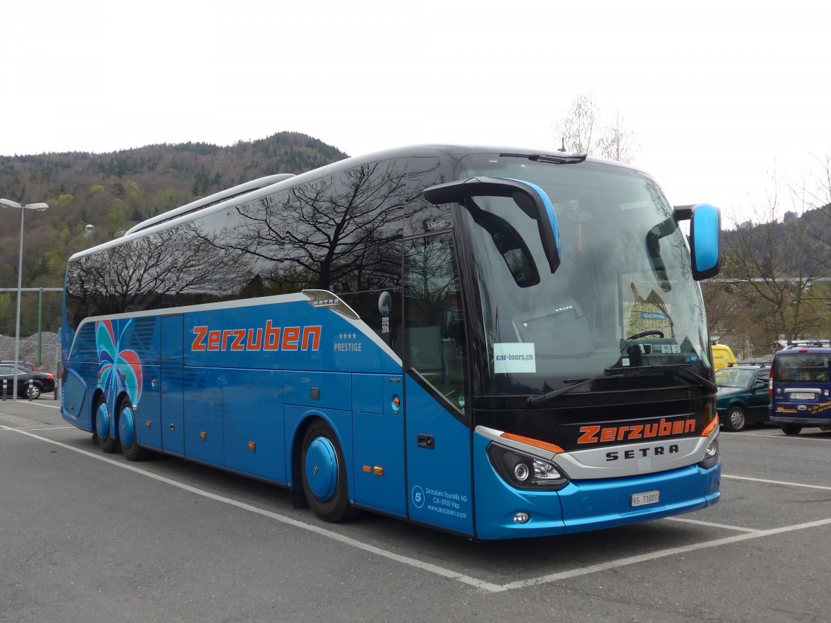 (159'932) - Zerzuben, Visp-Eyholz - Nr. 5/VS 31'000 - Setra am 16. April 2015 in Thun, Seestrasse