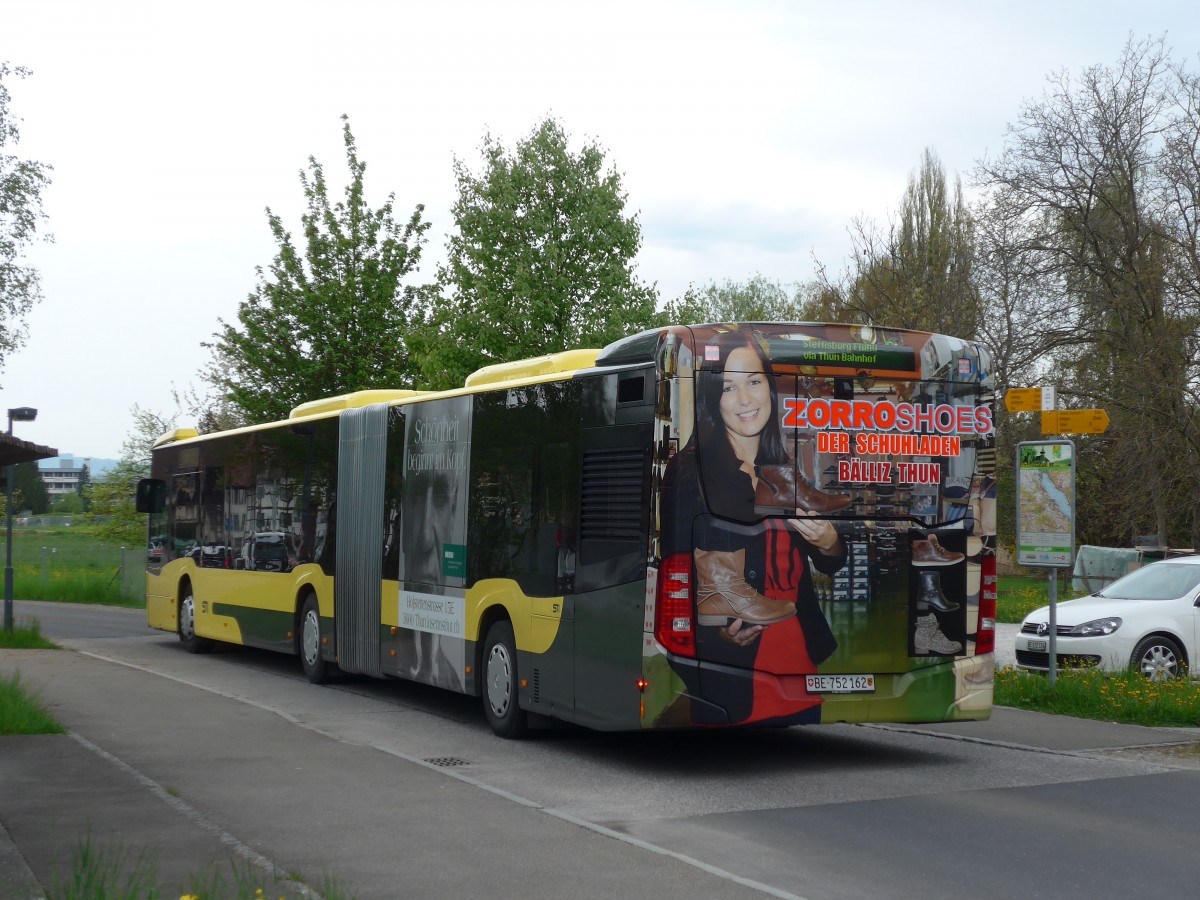 (159'962) - STI Thun - Nr. 162/BE 752'162 - Mercedes am 25. April 2015 in Gwatt, Deltapark