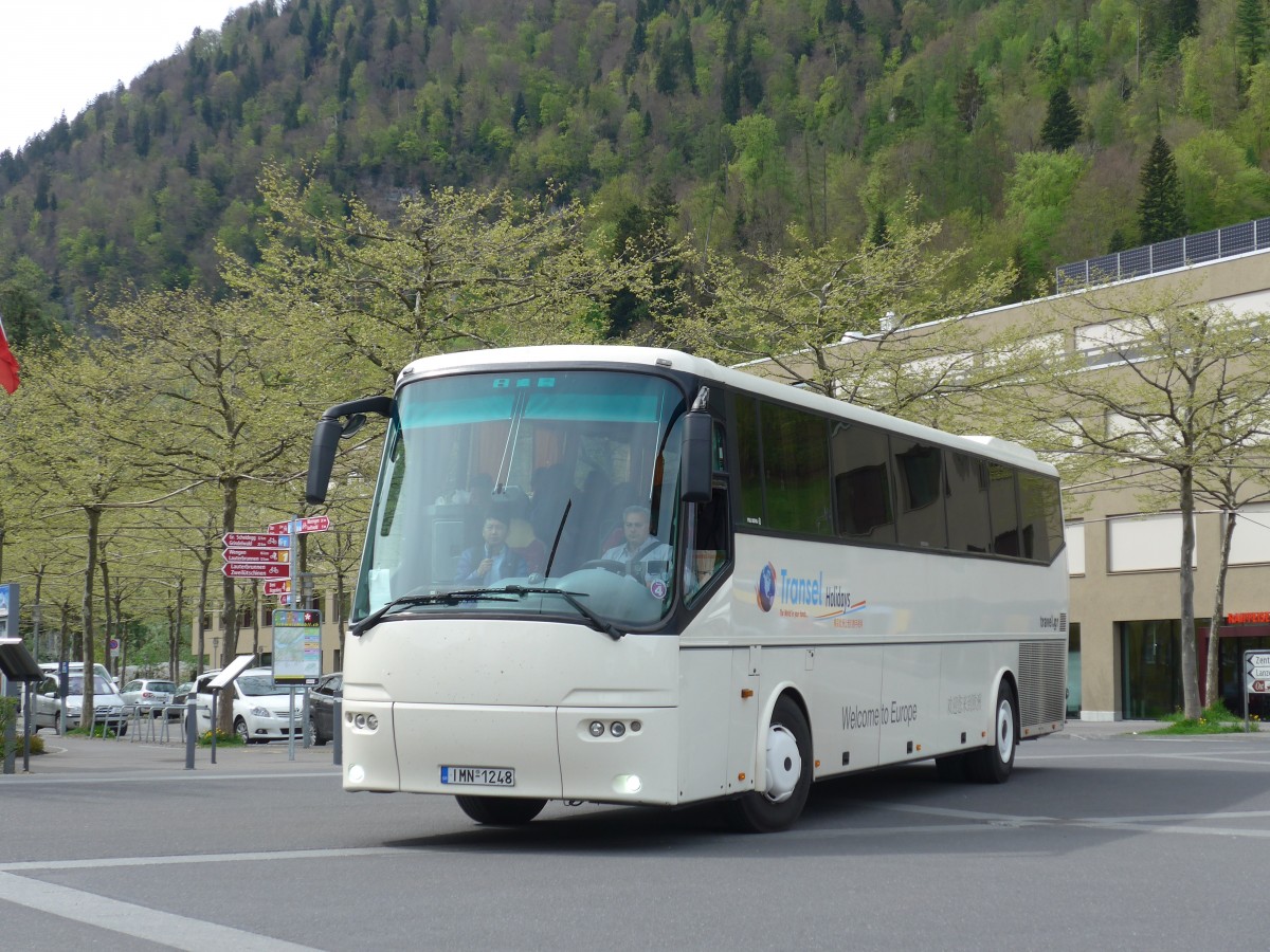 (160'117) - Aus Griechenland: Transel, Athen - IMN-1248 - Bova am 26. April 2015 beim Bahnhof Interlaken Ost