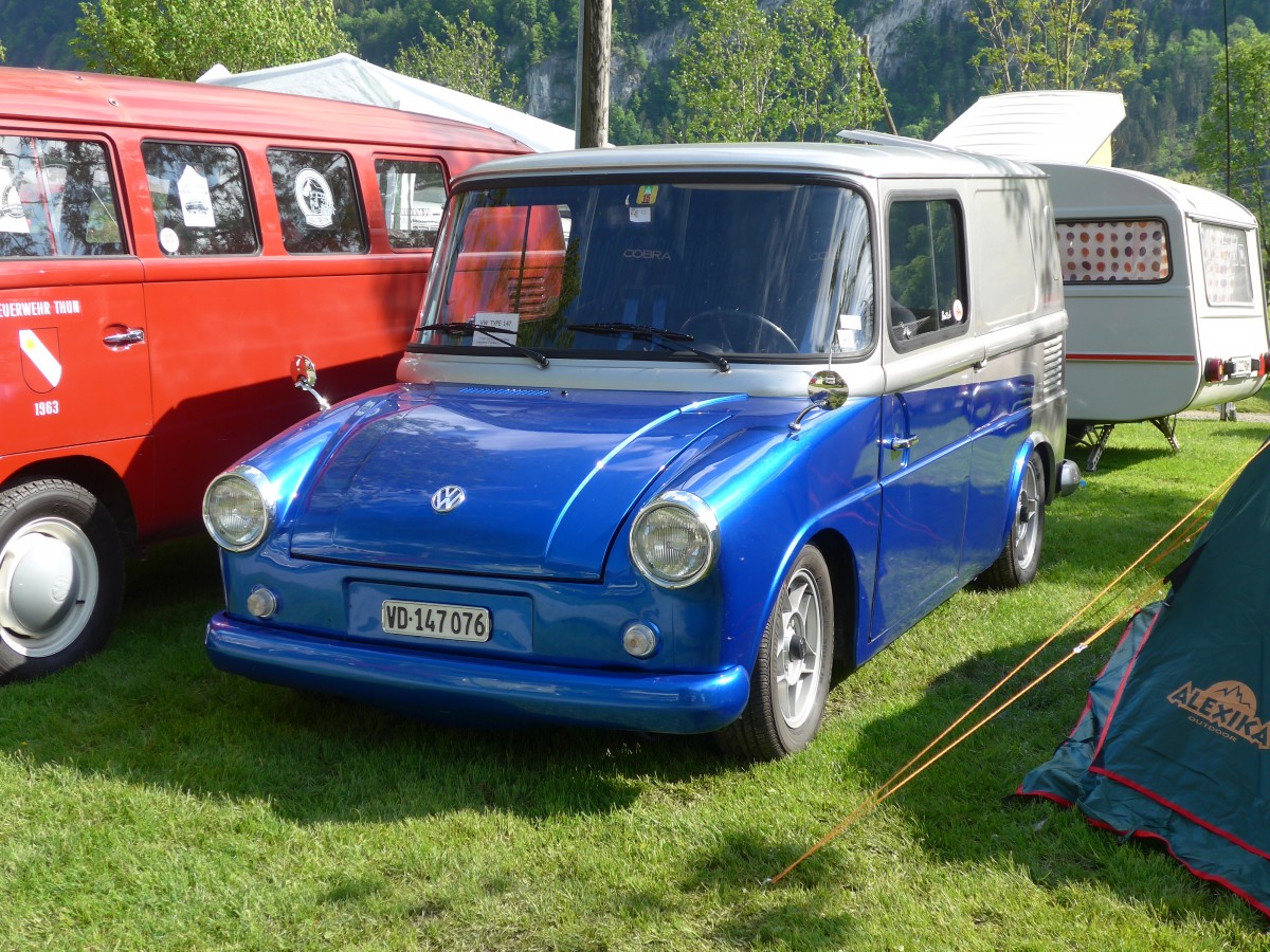 (160'336) - Volkswagen - VD 147'076 - am 9. Mai 2015 in Brienz, Camping Aaregg