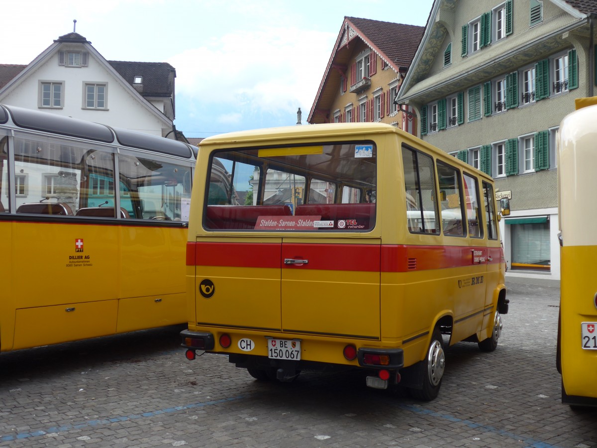 (160'904) - Scheidegger, Schnbhl - Nr. 3/BE 150'067 - Mercedes (ex Mller, Ennetmoos Nr. 3; ex Berwert, Stalden; ex Privat) am 24. Mai 2015 in Sarnen, OiO