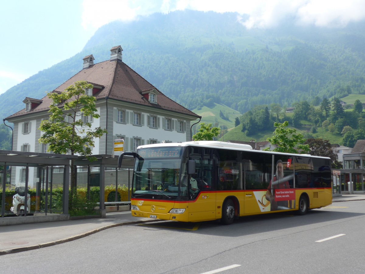 (160'930) - Thepra, Stans - Nr. 32/NW 5165 - Mercedes am 24. Mai 2015 beim Bahnhof Stans