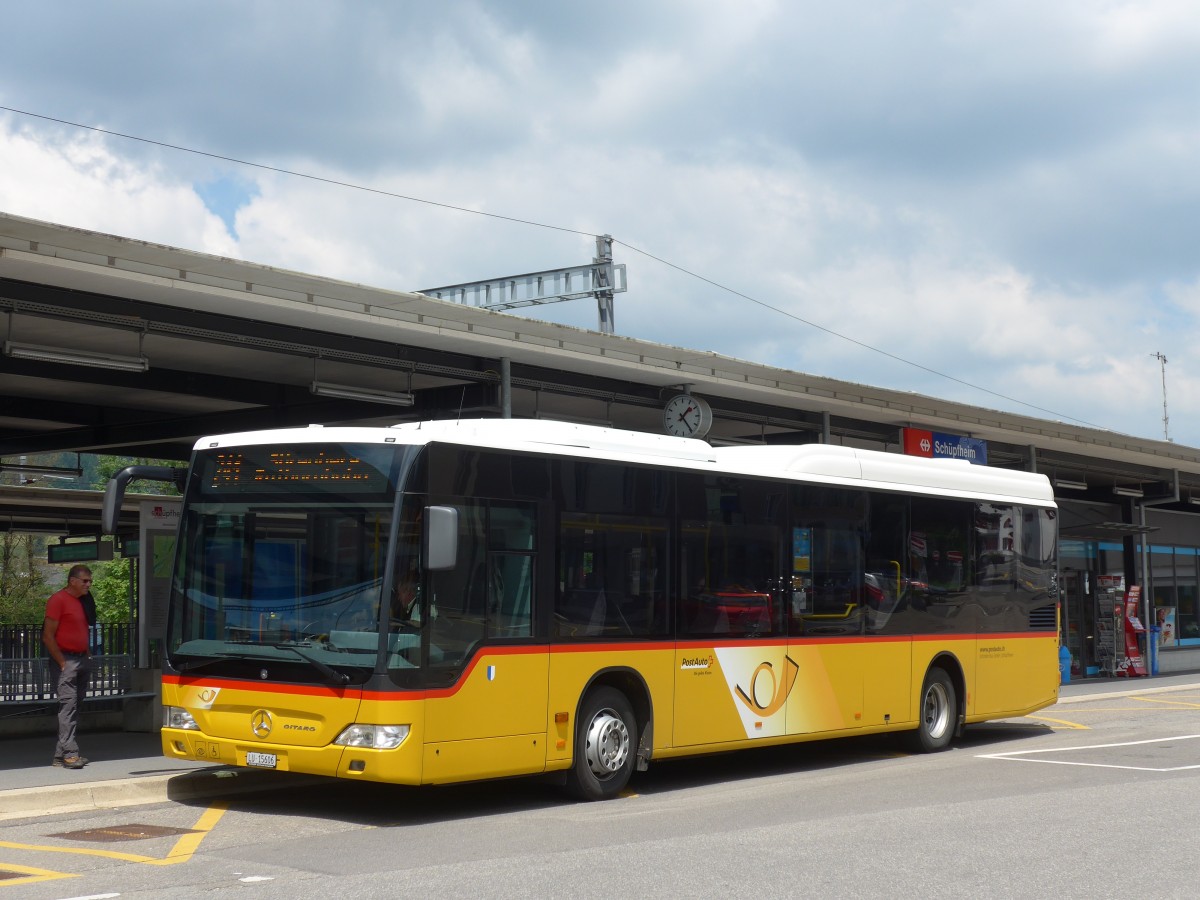 (160'945) - Schnider, Schpfheim - LU 15'606 - Mercedes am 24. Mai 2015 beim Bahnhof Schpfheim