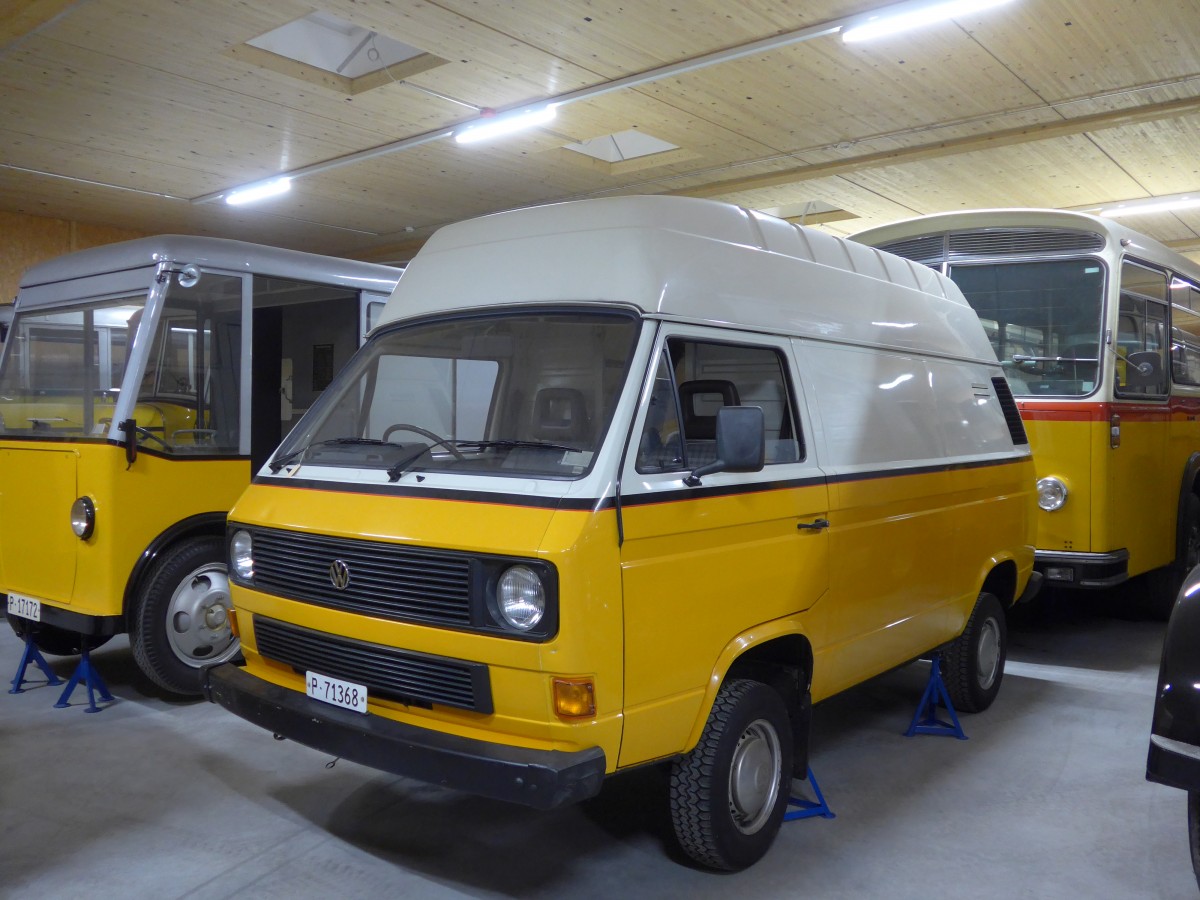 (161'509) - PTT-Regie - P 71'368 - Volkswagen am 30. Mai 2015 in Mamishaus, Depot MfK