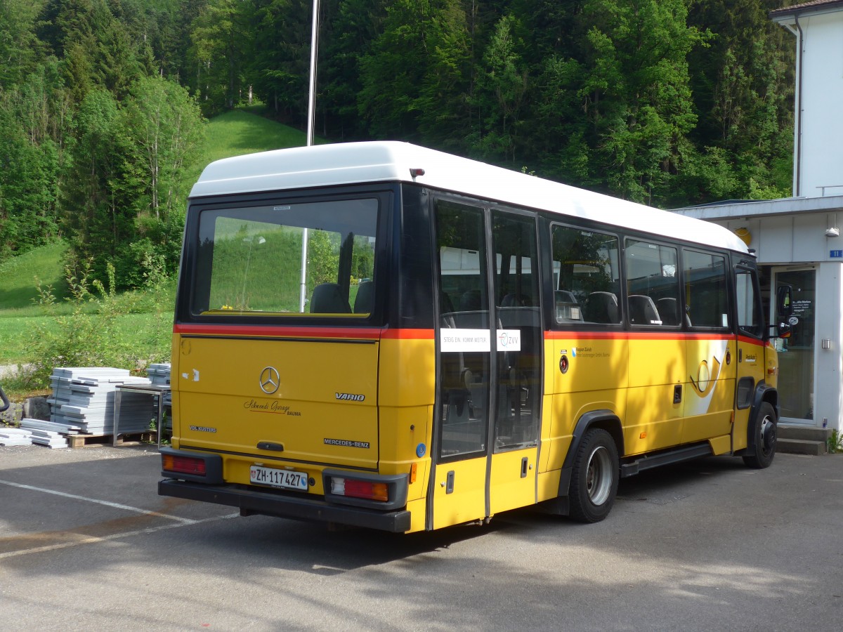 (161'685) - Leutenegger, Bauma - Nr. 156/ZH 117'427 - Mercedes am 31. Mai 2015 in Bauma, Garage