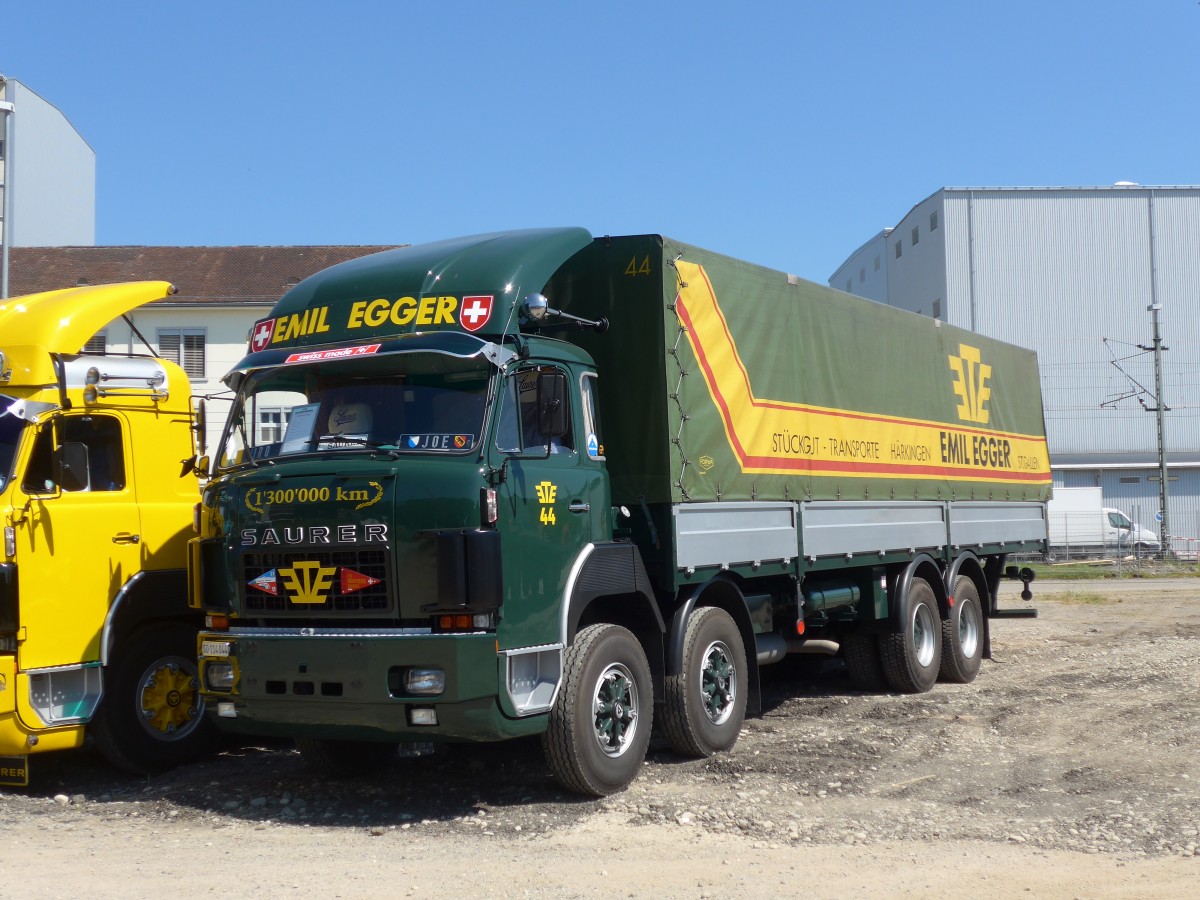 (161'803) - Egger, H�rkingen - Nr. 44/SO 114'044 - Saurer am 6. Juni 2015 in Thayngen, Saurertreffen