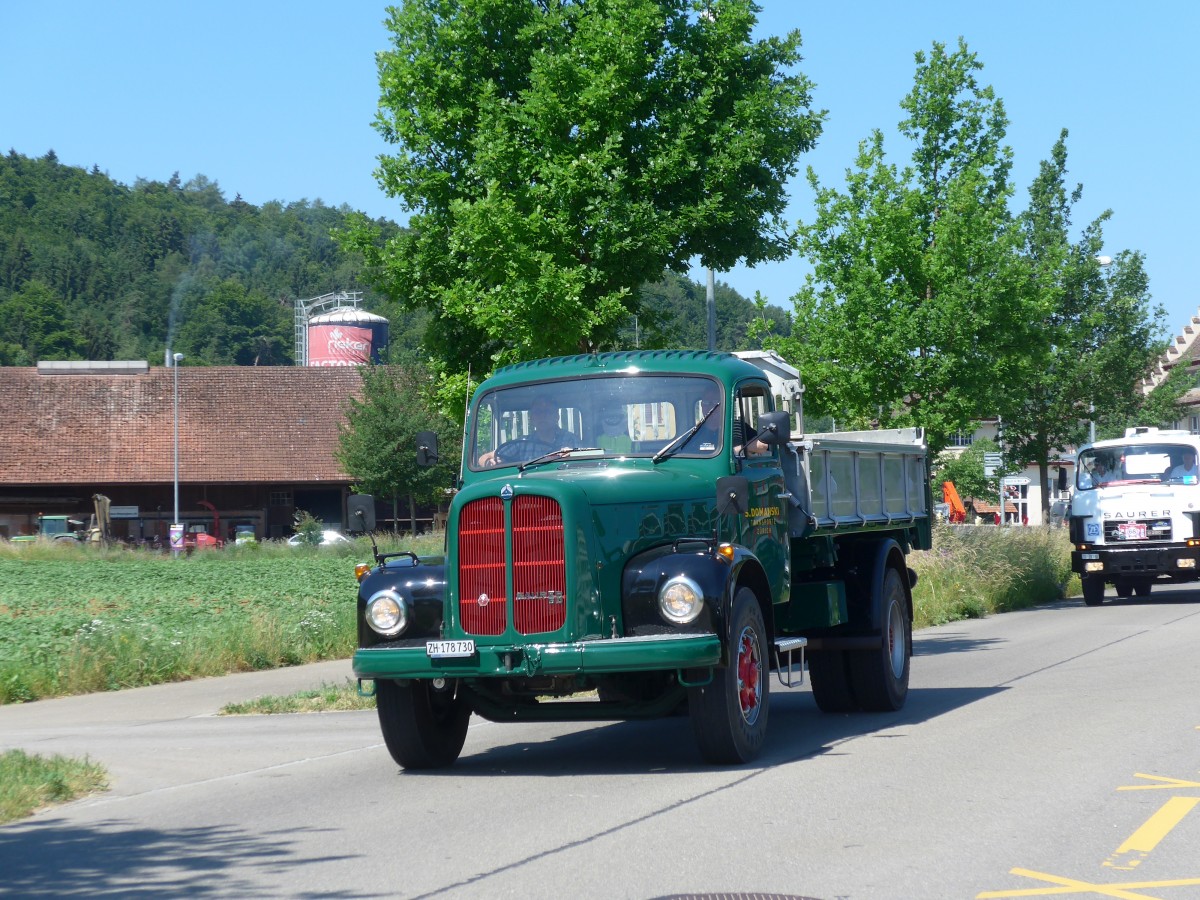 (161'848) - Domanski, Z�rich - ZH 178'730 - Saurer am 6. Juni 2015 in Thayngen, Saurertreffen