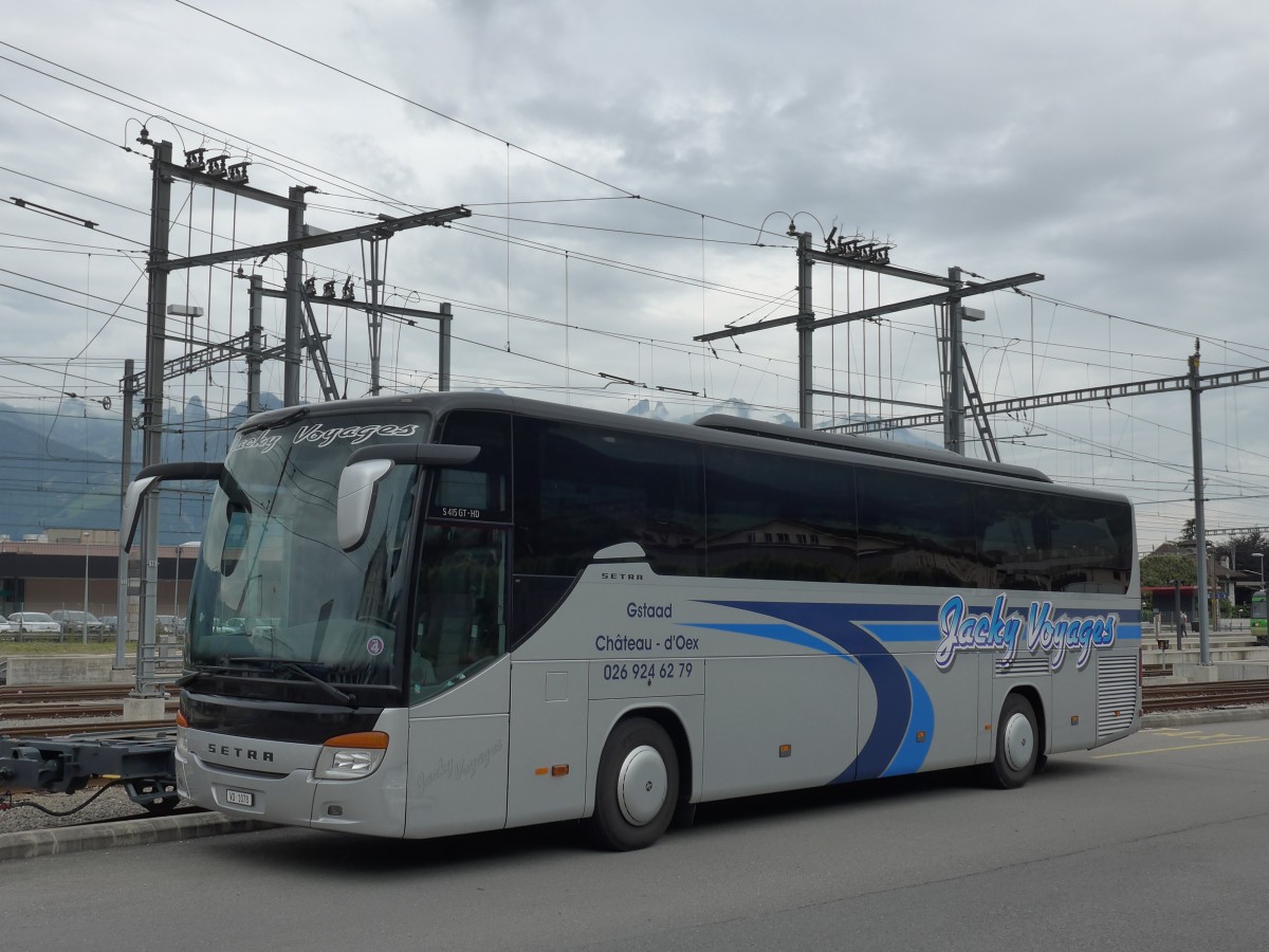 (162'199) - Jacky Voyages, Chteau-d'Oex - VD 1078 - Setra am 20. Juni 2015 beim Bahnhof Aigle