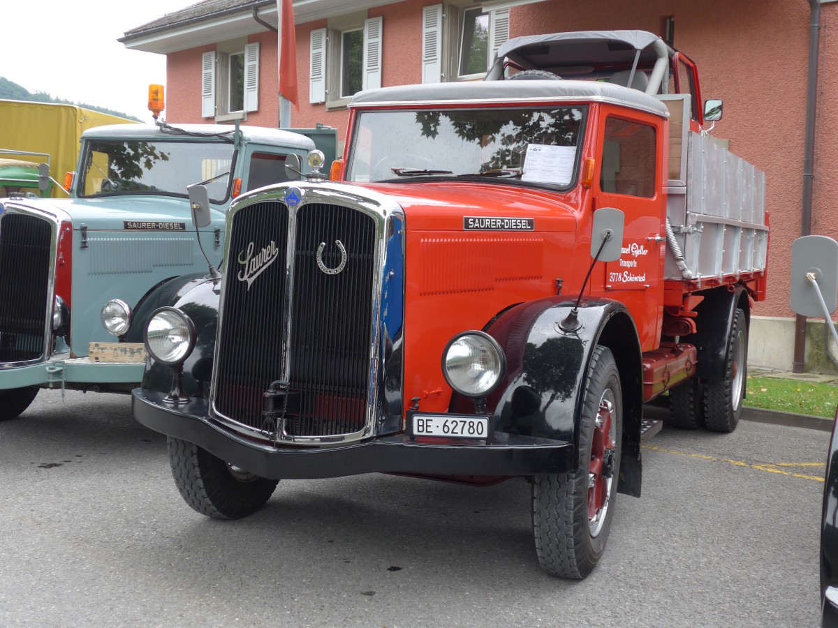 (162'231) - Gfeller, Sch�nried - BE 62'780 - Saurer am 20. Juni 2015 in Aigle, Saurertreffen