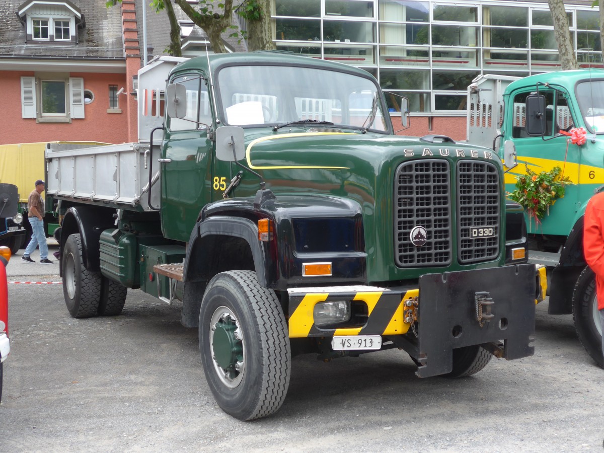 (162'298) - Saurer - Nr. 85/VS 913 - am 20. Juni 2015 in Aigle, Saurertreffen