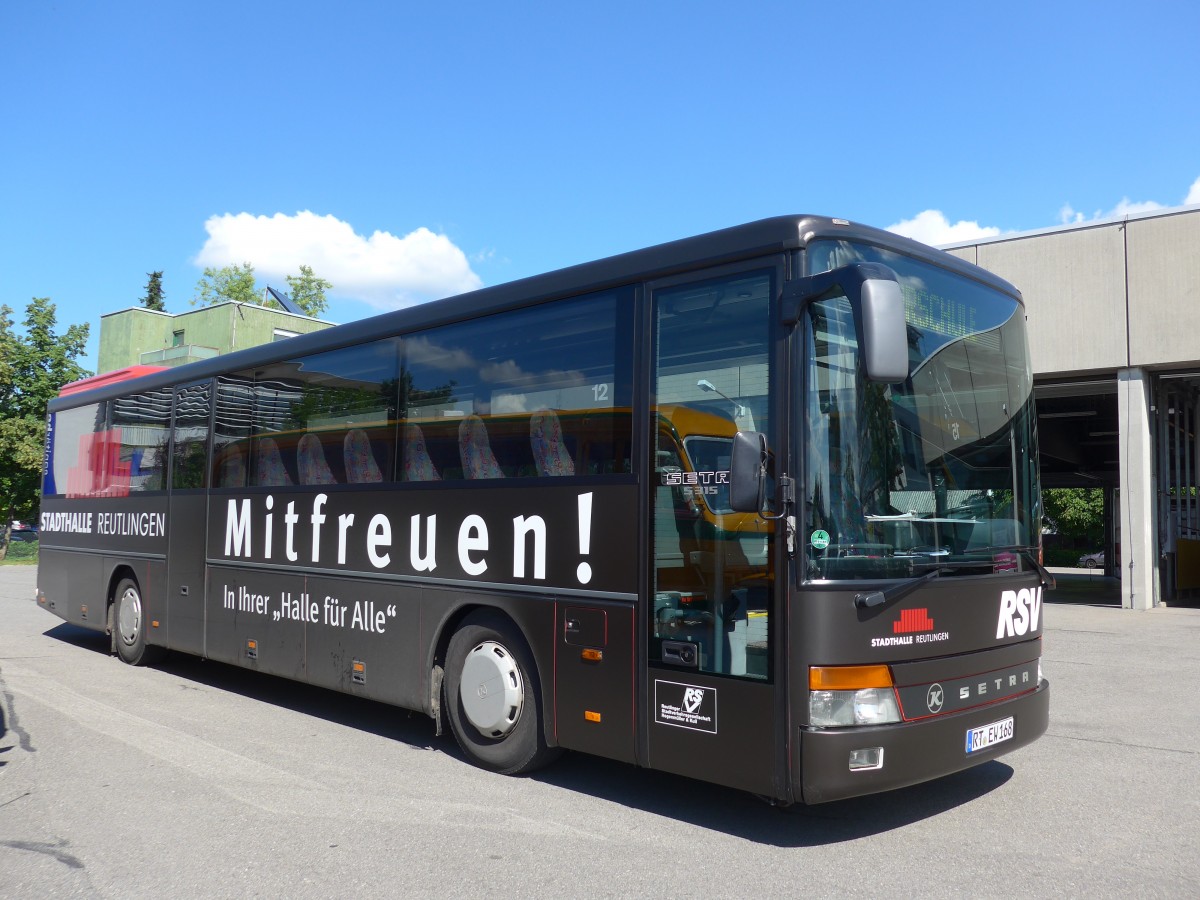 (162'545) - RSV Reutlingen - RT-EW 168 - Setra (ex AFA Adelboden Nr. 24; ex AFA Adelboden Nr. 11) am 24. Juni 2015 in Reutlingen, Betriebshof