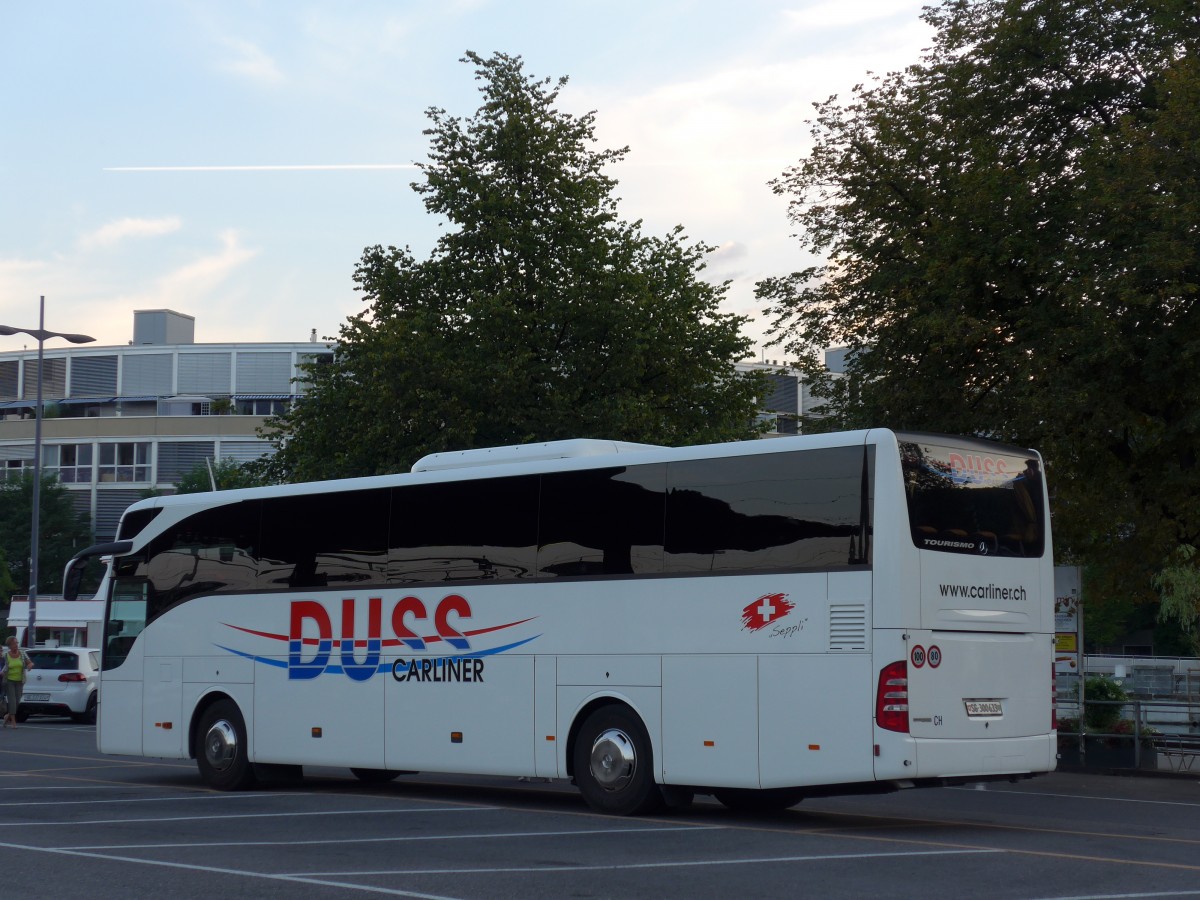 (163'298) - Duss, Neuhaus - SG 300'633 - Mercedes am 6. August 2015 in Thun, CarTerminal