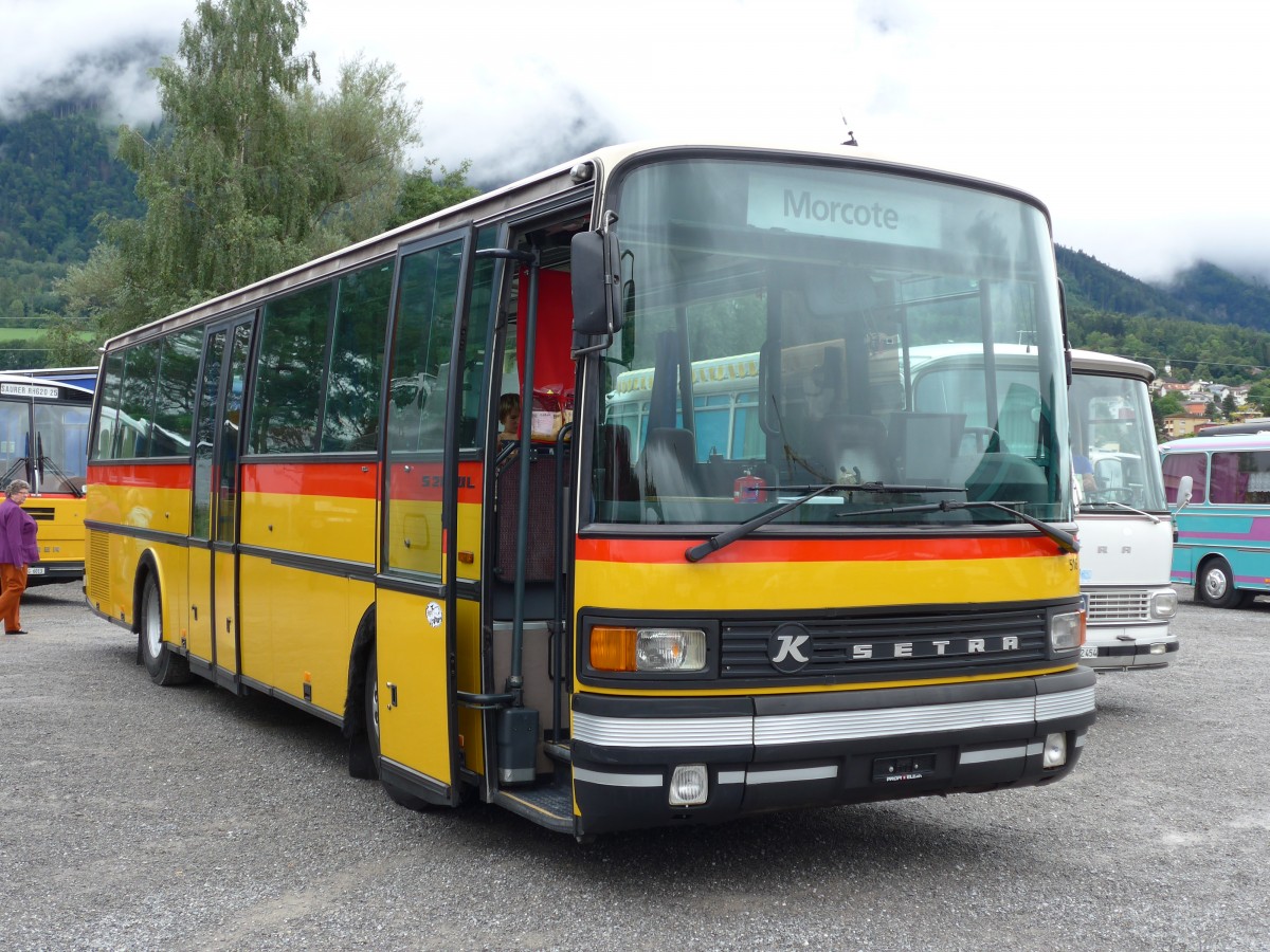 (163'549) - Aus der Schweiz: Vgeli, Hettenschwil - Nr. 516 - Setra (ex Rosy Viaggi, Stabio; ex AutoPostale Ticino Nr. 516; ex P 25'069) am 16. August 2015 in Schaan, Wohnbustreffen