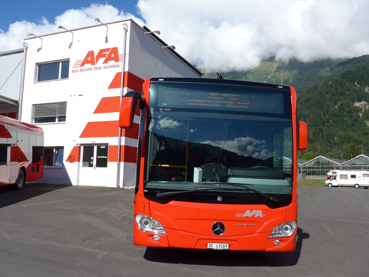 (163'681) - AFA Adelboden - Nr. 28/BE 43'089 - Mercedes am 20. August 2015 in Frutigen, Garage