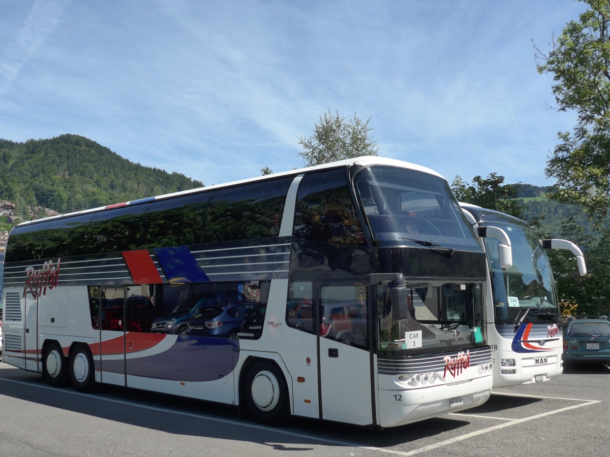 (163'863) - Ryffel, Uster - Nr. 12/ZH 156'345 - Neoplan am 26. August 2015 in Thun, Seestrasse