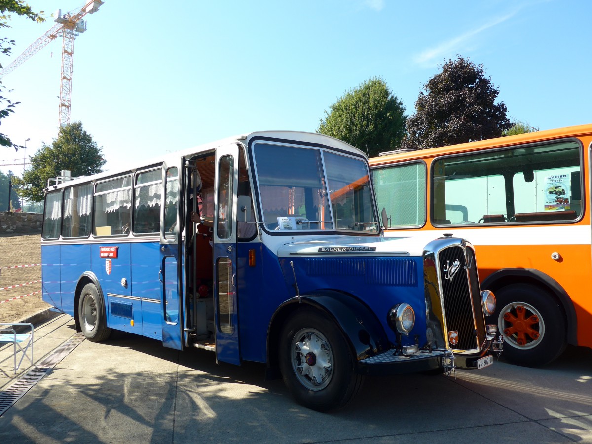 (163'916) - Suter, Savise - VS 802 U - Saurer/R&J am 29. August 2015 in Oberkirch, CAMPUS Sursee