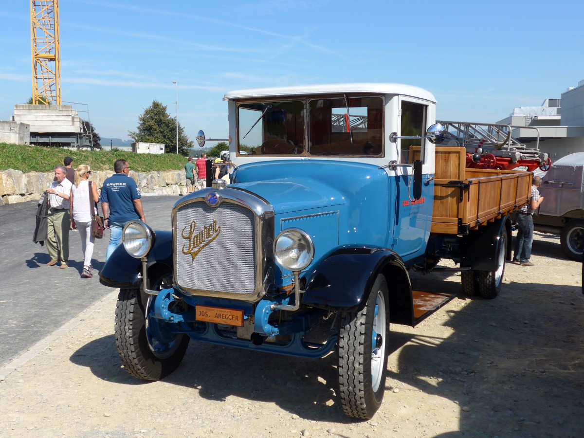 (163'972) - Aregger, Willisau - Saurer am 29. August 2015 in Oberkirch, CAMPUS Sursee