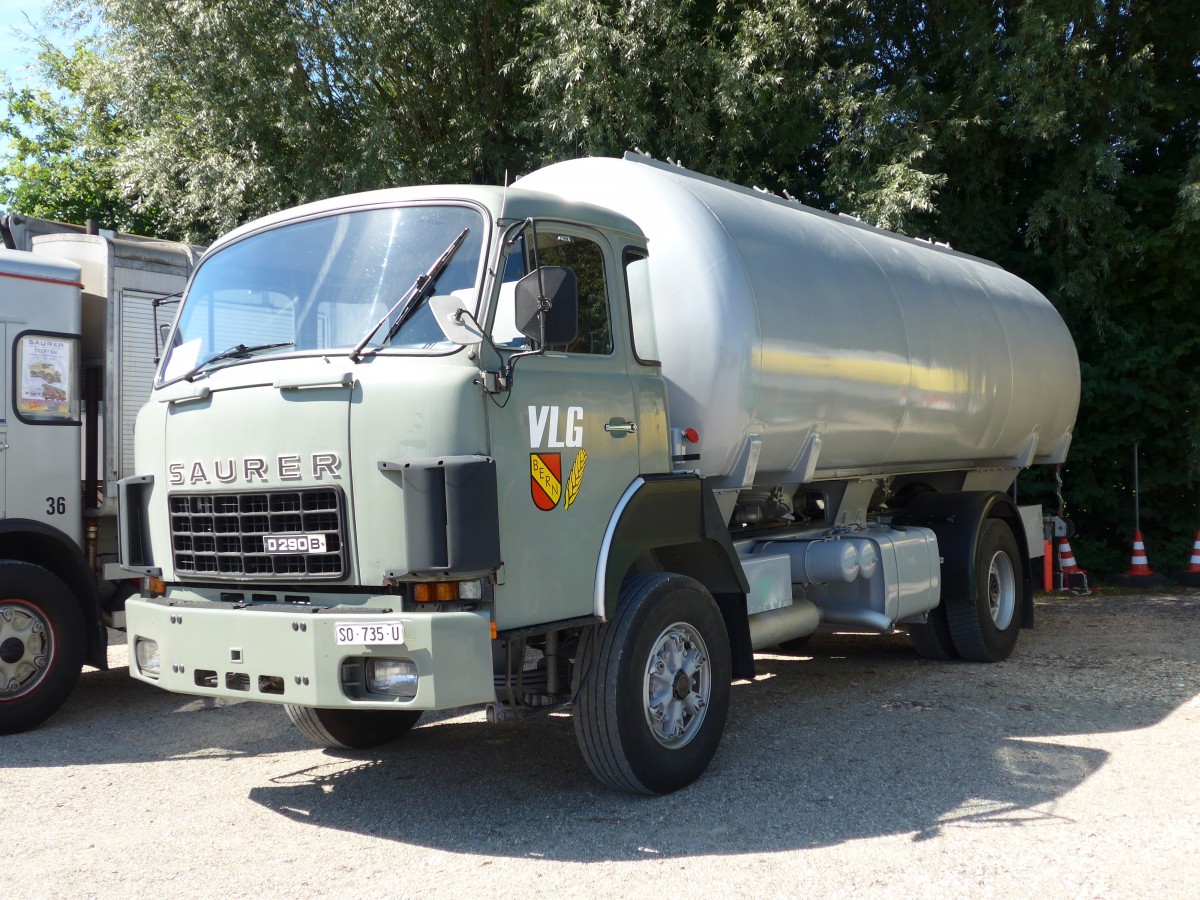 (164'020) - VLG, Bern - SO 735 U - Saurer am 29. August 2015 in Oberkirch, CAMPUS Sursee