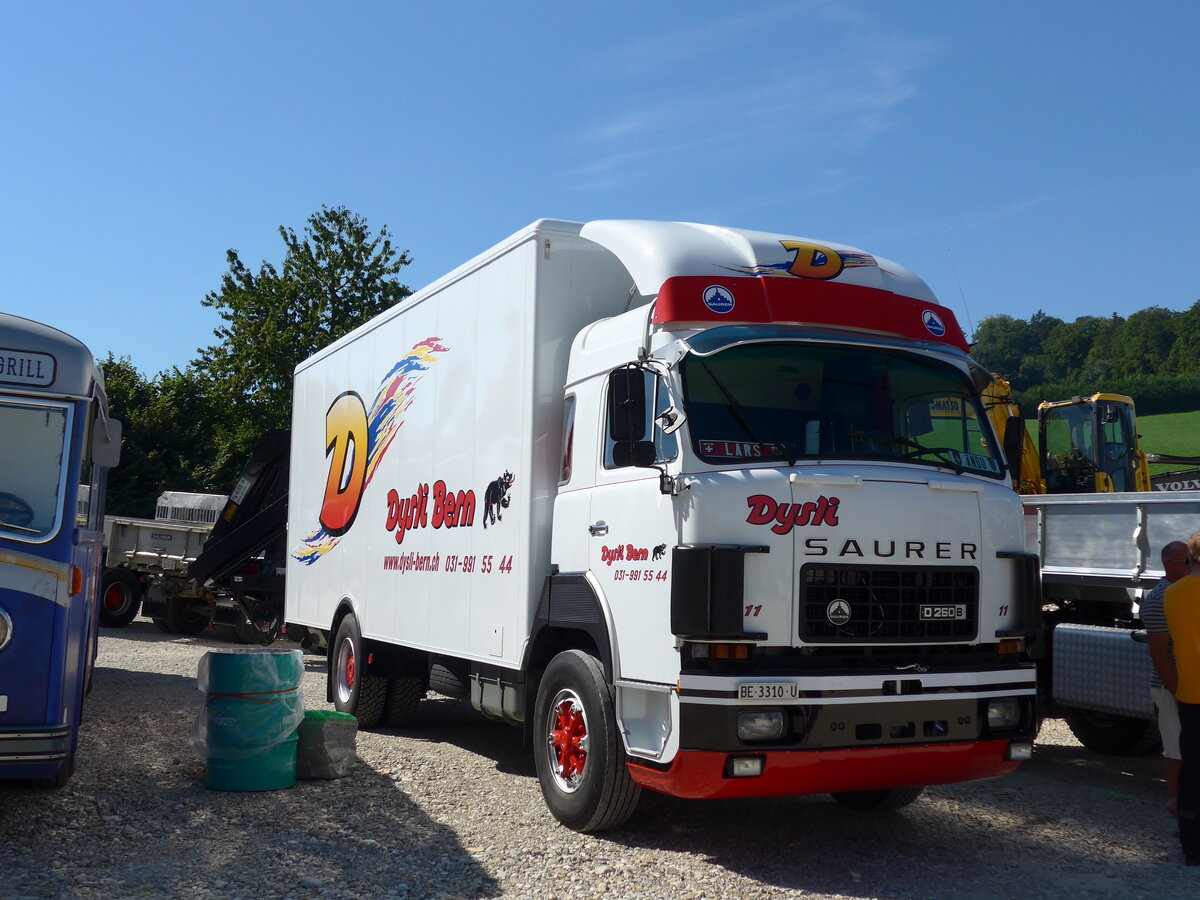 (164'047) - Dysli, Bern - Nr. 11/BE 3310 U - Saurer am 29. August 2015 in Oberkirch, CAMPUS Sursee