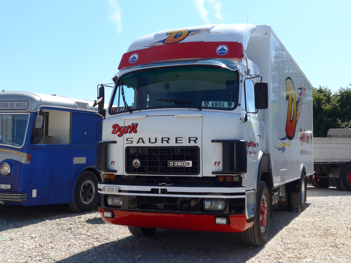 (164'183) - Dysli, Bern - Nr. 11/BE 3310 U - Saurer am 29. August 2015 in Oberkirch, CAMPUS Sursee