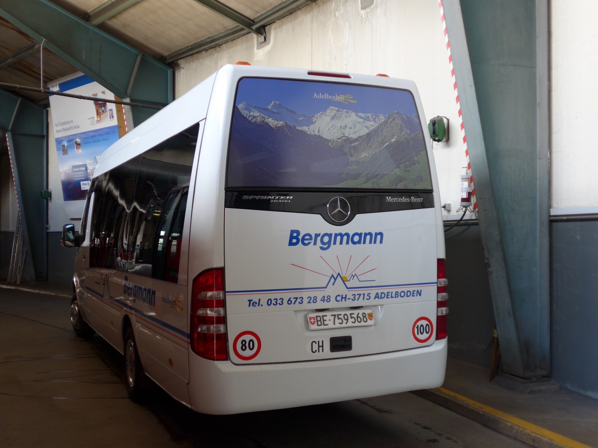 (164'423) - AFA Adelboden - Nr. 49/BE 759'568 - Mercedes (ex Bergmann, Adelboden) am 6. September 2015 im Autobahnhof Adelboden