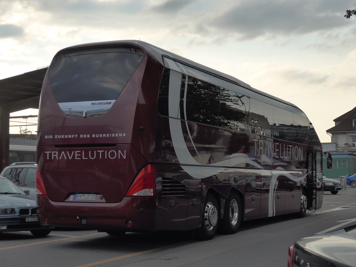 (164'541) - Aus Deutschland: Lagobus, Singen - KN-LB 10 - Neoplan am 8. September 2015 in Thun, CarTerminal