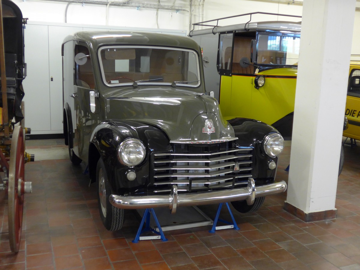 (164'652) - PTT-Regie - Vauxhall am 13. September 2015 in Mamishaus, Depot MfK