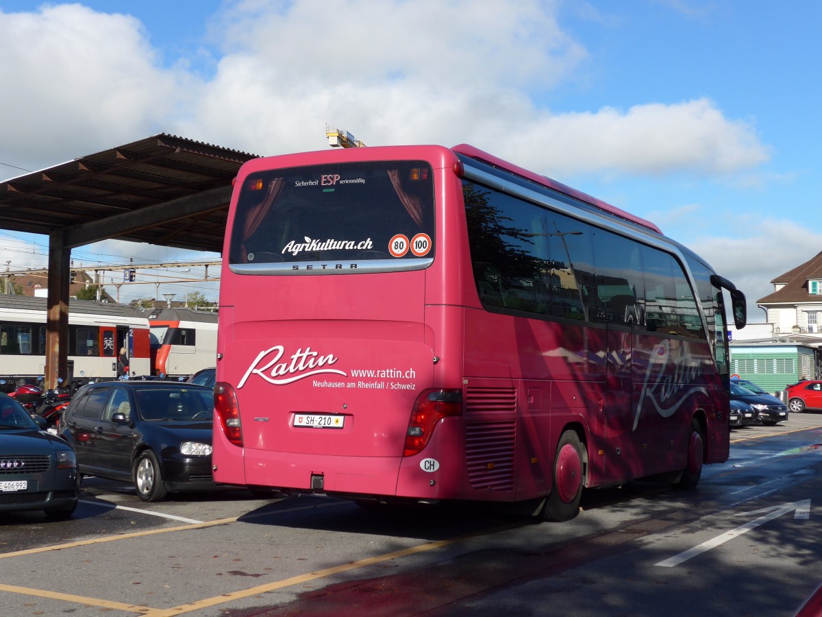 (164'684) - Rattin, Neuhausen - Nr. 10/SH 210 - Setra am 14. September 2015 in Thun, CarTerminal