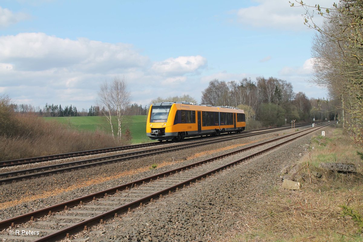 1648 202 als OPB79737 Marktredwitz - Regensburg bei Schönfeld bei Wiesau/Oberpfalz. 10.04.16