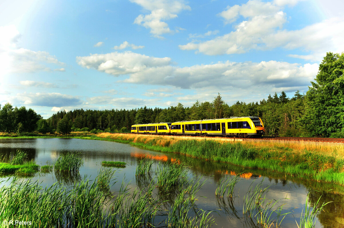 1648 202  Landkreis Schwandorf  + unbekannter 1648 als RB23 OPB79739 Marktredwitz - Regensburg südlich von Wiesau/Oberpflz. 13.07.22