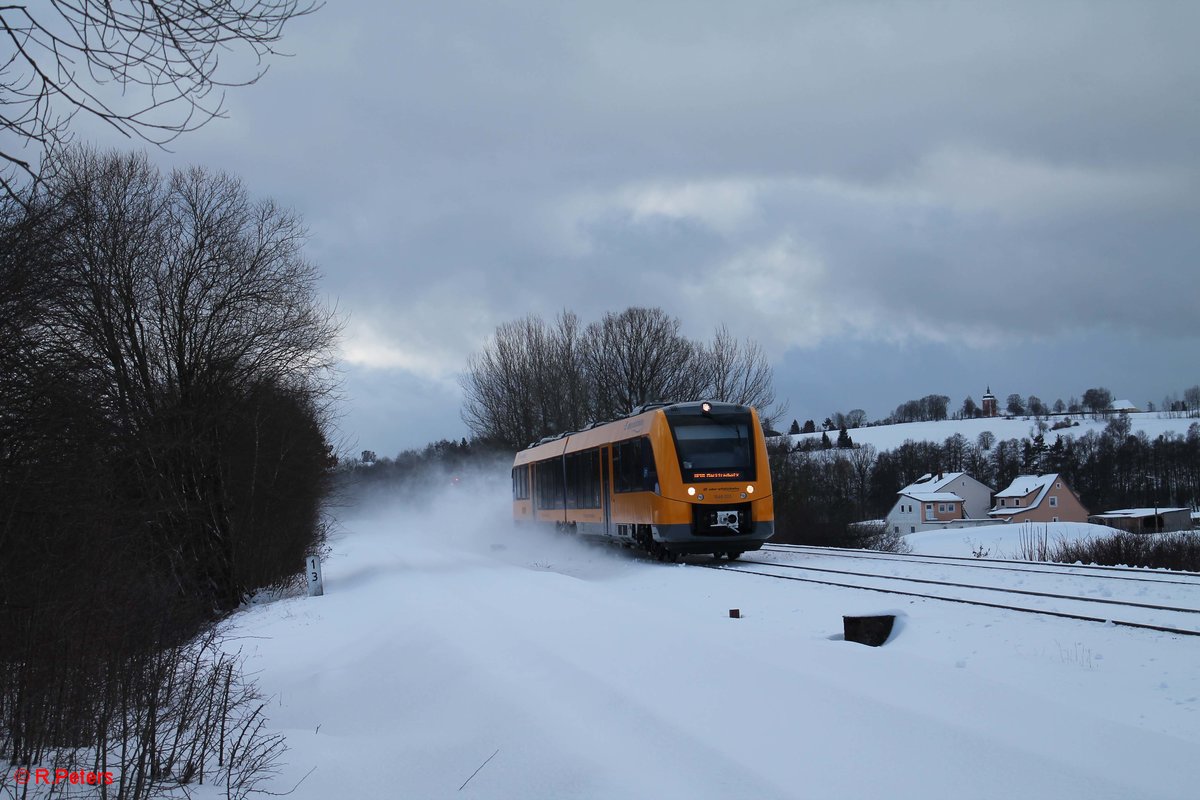 1648 203 als OPB 79728 Regensburg - Marktredwitz bei Schönfeld. 14.01.17