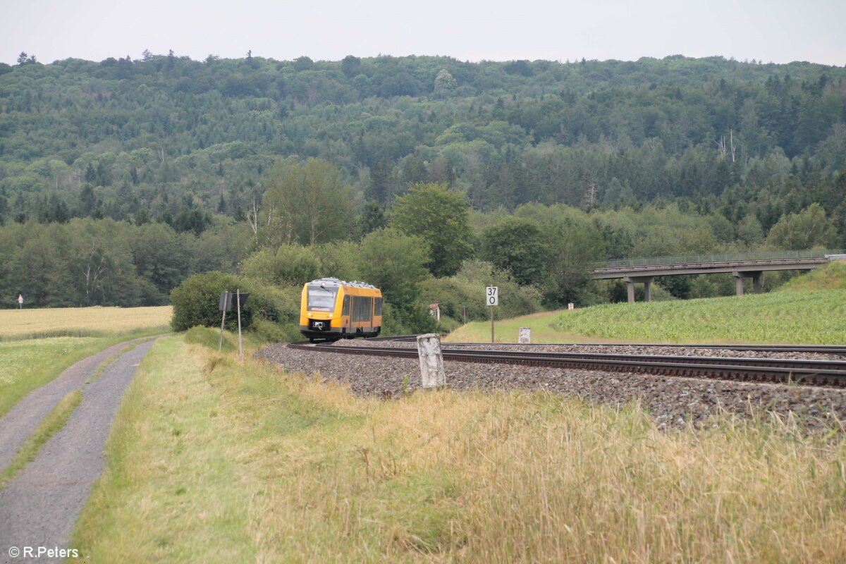 1648 208 als OPB RB23 79723 Marktredwitz - Regensburg bei Oberteich. 04.07.21