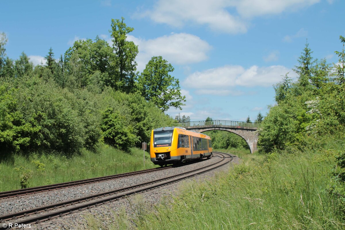 1648 702 als OBP RB23 79723 Marktredwitz - Regensburg kurz vor Wiesau/Oberpfalz. 13.06.21