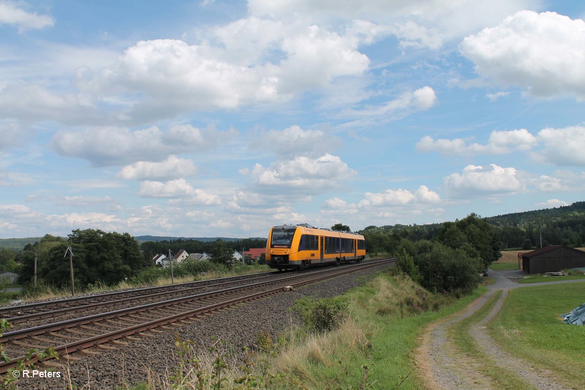 1648 709 als OPB 79728 Regensburg - Marktredwitz bei Großschlattengrün. 11.08.16