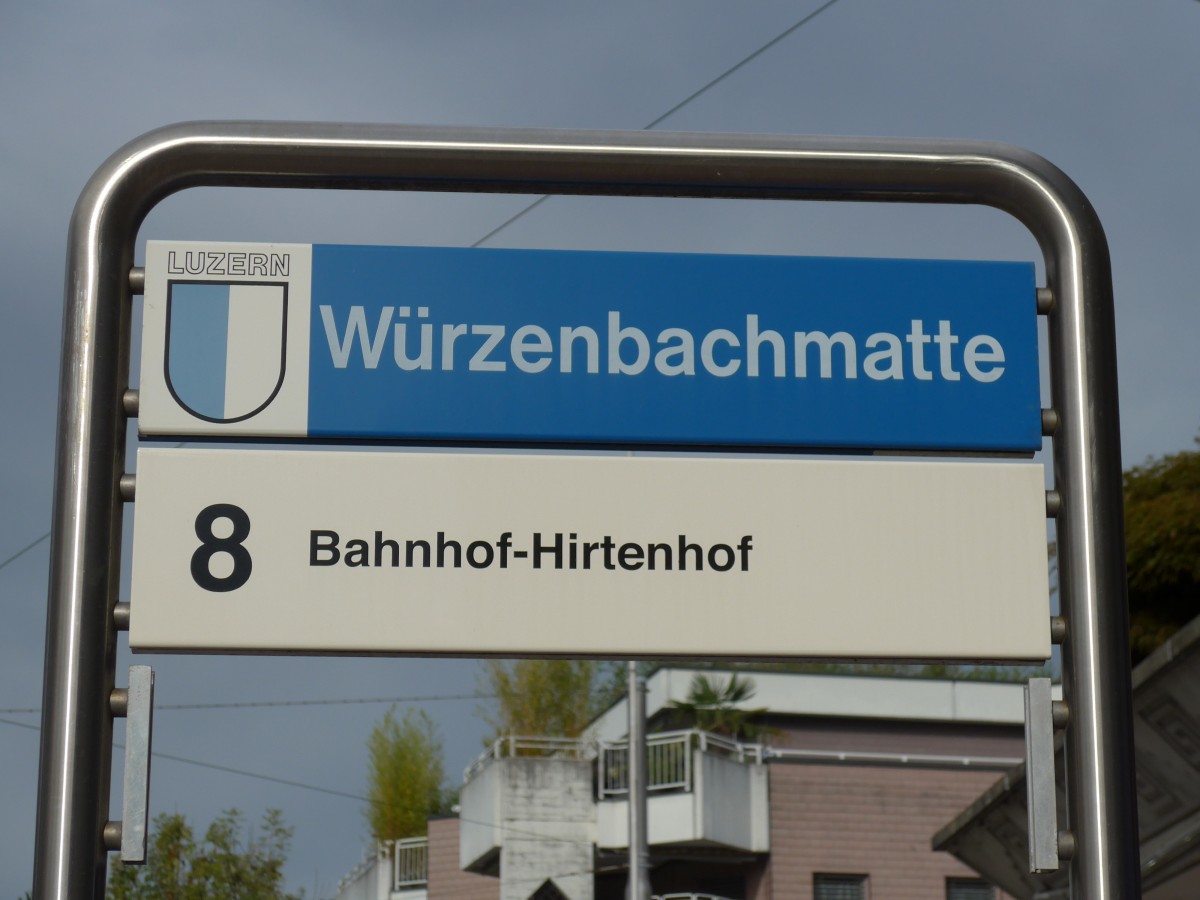(164'869) - VBL-Haltestelle - Luzern, W�rzenbachmatte - am 16. September 2015